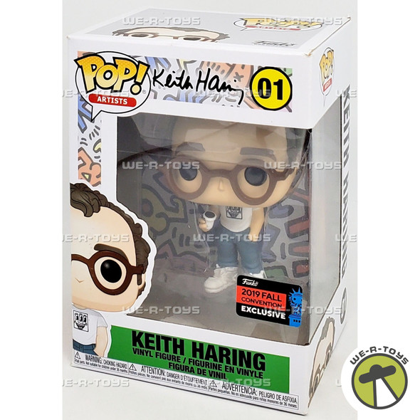 Funko Pop Artists Keith Haring Vinyl Figure 2019 Fall Convention Exclusive #01