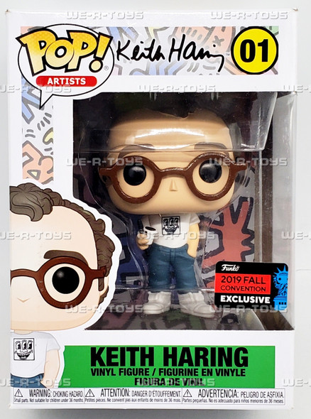 Funko Pop Artists Keith Haring Vinyl Figure 2019 Fall Convention Exclusive #01