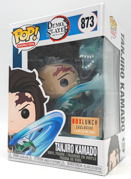 Funko Pop Animation Demon Slayer Tanjiro Figure GITD Box Lunch Exclusive 873