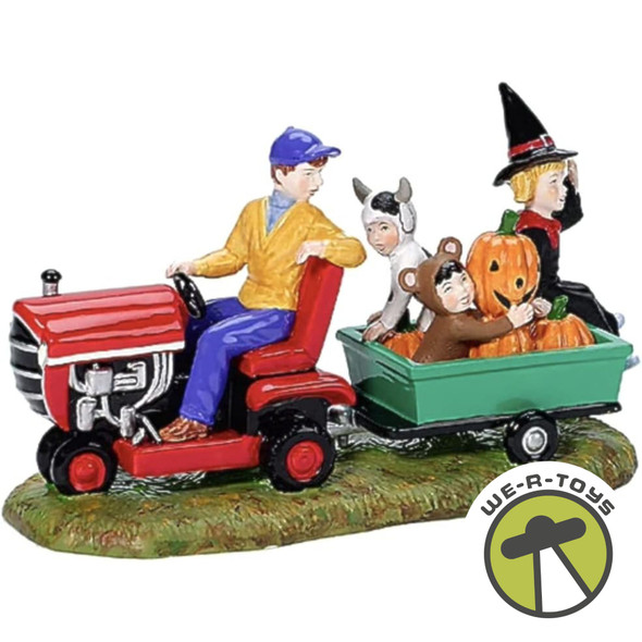 Dept 56 Snow Village Halloween Series Gathering Pumpkins Figurine 56.55200