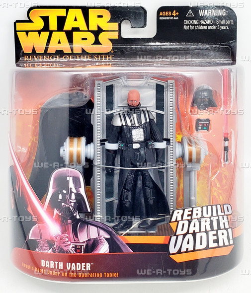 Star Wars Revenge of the Sith Rebuild Darth Vader Figure Set 2005 Hasbro 85568