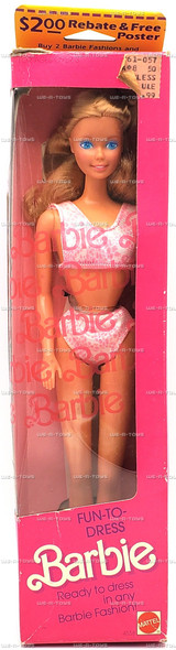 Barbie Fun-To-Dress Barbie Doll Ready to Dress in Any Barbie Fashion No. 4558