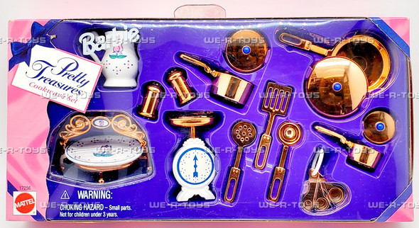 Barbie Pretty Treasures Cookware Set 1997 Mattel 17256