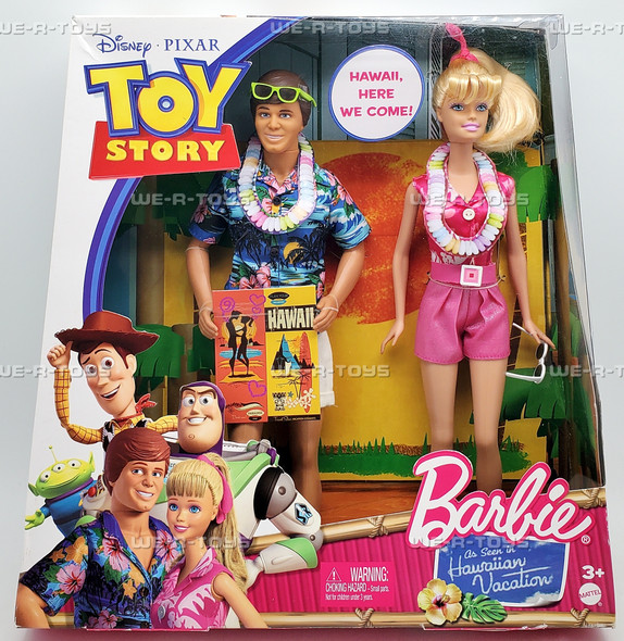 Barbie Disney Pixar Toy Story Hawaiian Vacation Doll Giftset 2010 Mattel #W1493