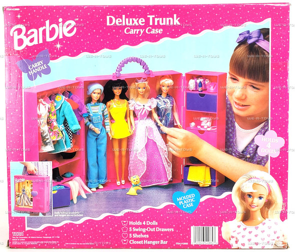 Barbie Deluxe Trunk Pink Carry Case 1998 TARA #12085