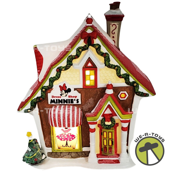 Dept 56 Mickey's Merry Christmas Village Minnie's Dress Shop Sears Exclusive