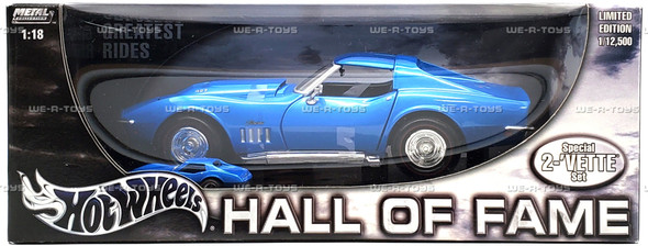 Hot Wheels Hall of Fame Metal Collection Special 2-Vette Set 2003 Mattel #4733