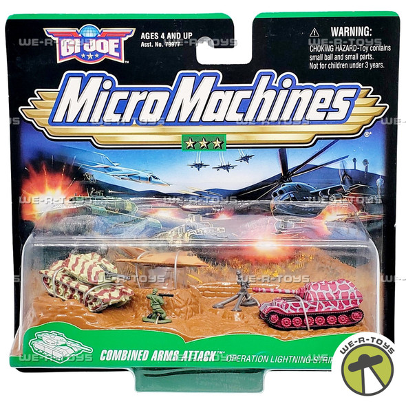 Micro Machines G.I. Joe Combined Arms Attack Vehicles 1999 Hasbro 97132