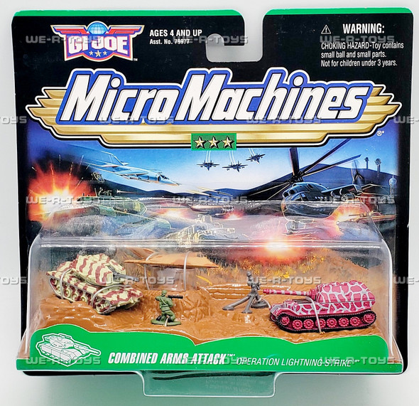 Micro Machines G.I. Joe Combined Arms Attack Vehicles 1999 Hasbro 97132