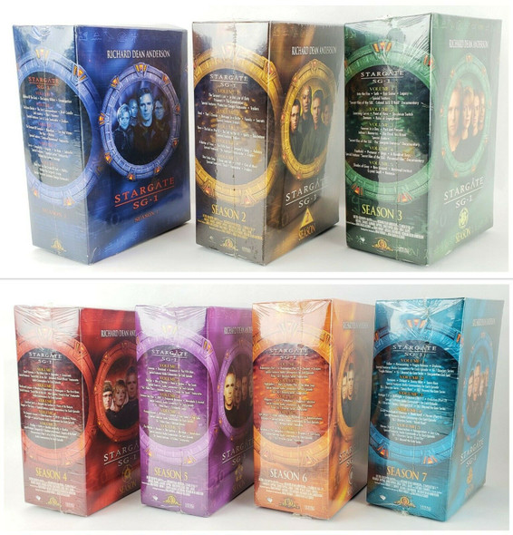 Stargate SG-1 Seasons 1 through 7 DVD Set Richard Dean Anderson Dolby Digital