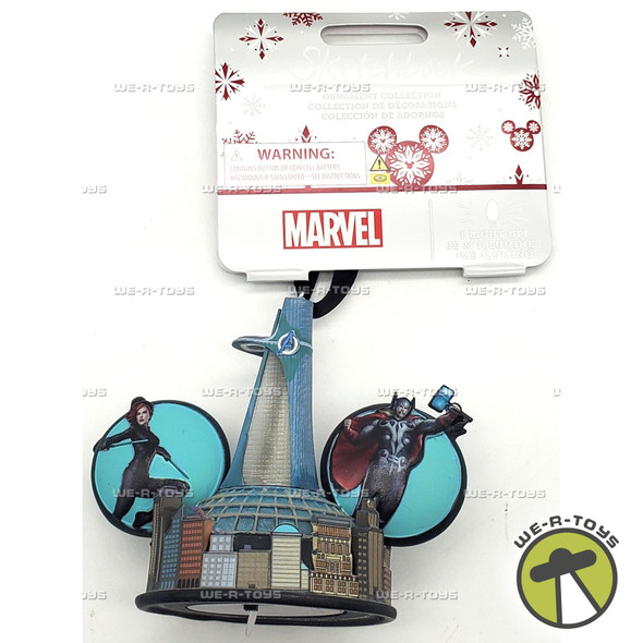 Marvel Avengers Tower Light up Disney Sketchbook 2023 Ornament Collection #23208