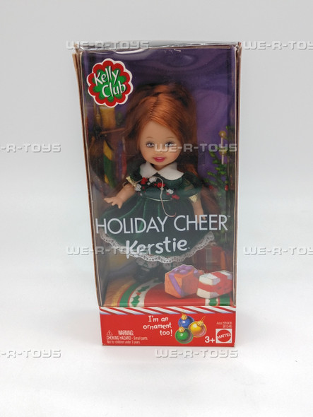 Barbie Kelly Club Holiday Cheer Kerstie Doll I'm An Ornament Too 2003 New Mattel