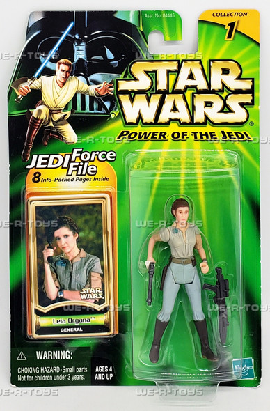 Star Wars Power of the Jedi General Leia Organa Action Figure 2000 Hasbro 84642