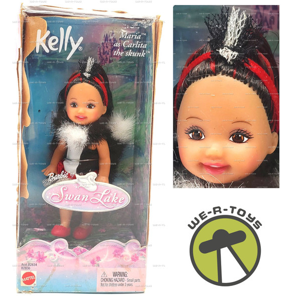 Barbie of Swan Lake Maria as Carlita the Skunk Kelly Doll 2003 Mattel B2836