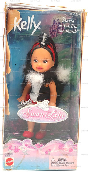 Barbie of Swan Lake Maria as Carlita the Skunk Kelly Doll 2003 Mattel B2836