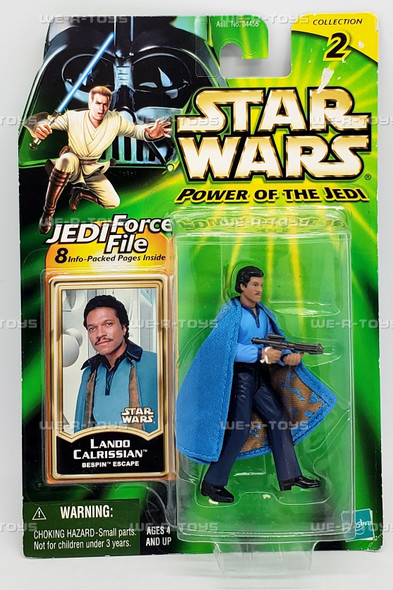 Star Wars Power of the Jedi Lando Calrissian Bespin Escape Action Figure 2000