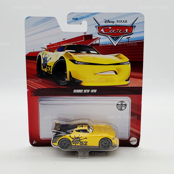 Disney Pixar Cars George New-Win 1:55 Scale Metal Car Piston Cup