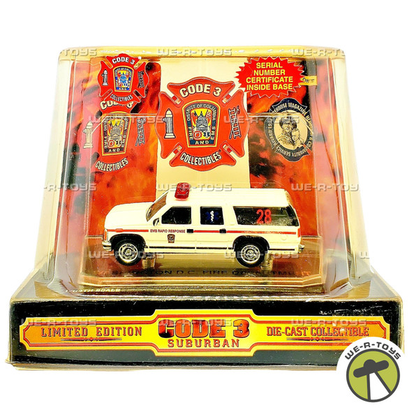 Code 3 Chicago Fire Department EMS 3 Ambulance Die Cast Vehicle