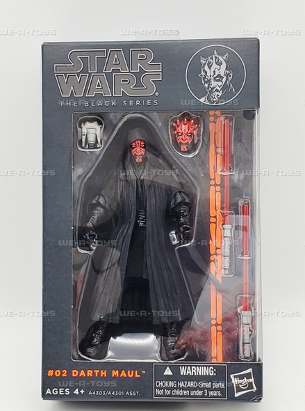 Star Wars The Black Series 02 Darth Maul Action Figure 2013 Hasbro A4303