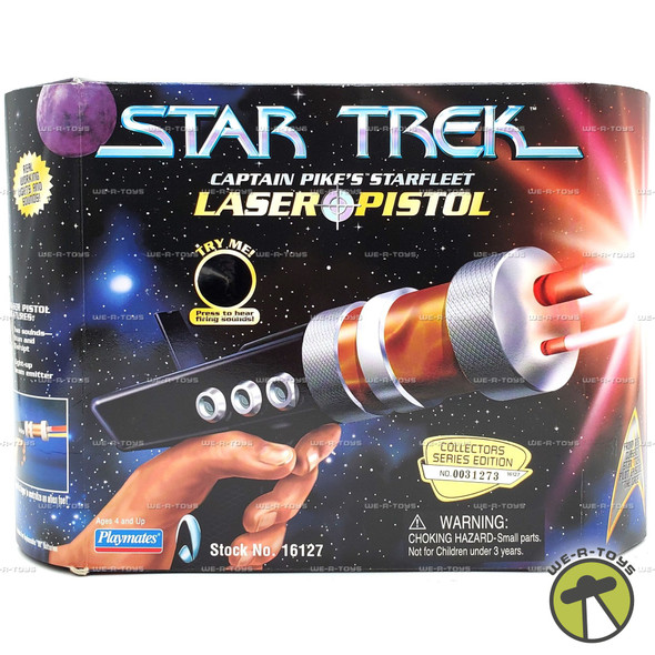 Star Trek Captain Pike's Starfleet Laser Pistol 1997 Playmates 16127