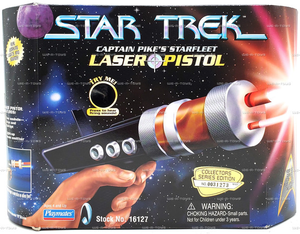 Star Trek Captain Pike's Starfleet Laser Pistol 1997 Playmates 16127