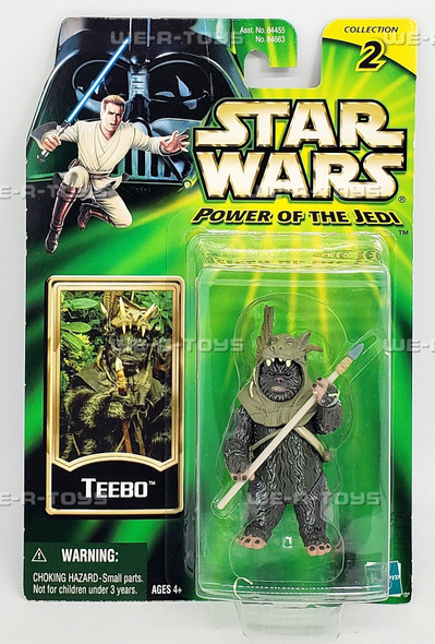 Star Wars Power of the Jedi Teebo Action Figure 2001 Hasbro 84663