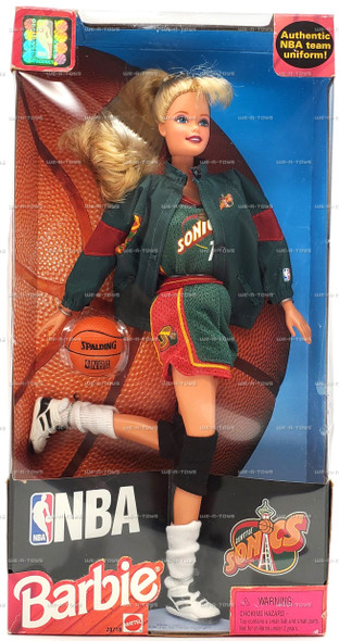 Barbie NBA Seattle Sonics Doll 1998 Mattel 20718