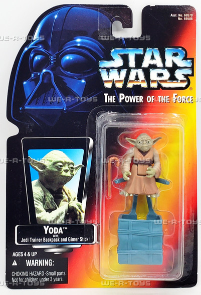 Star Wars The Power of the Force Yoda Red Card Action Figure 1995 Kenner 69586