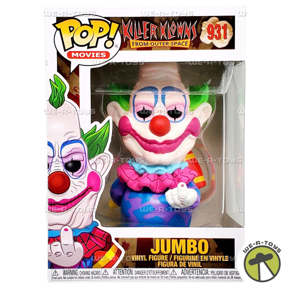 Funko POP Movies Killer Klowns from Outer Space Jumbo 931 Vinyl Figure