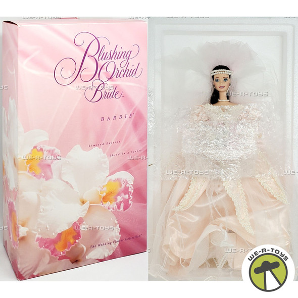 Barbie Blushing Orchid Bride Doll Wedding Flower Collection 1997 Mattel #16962