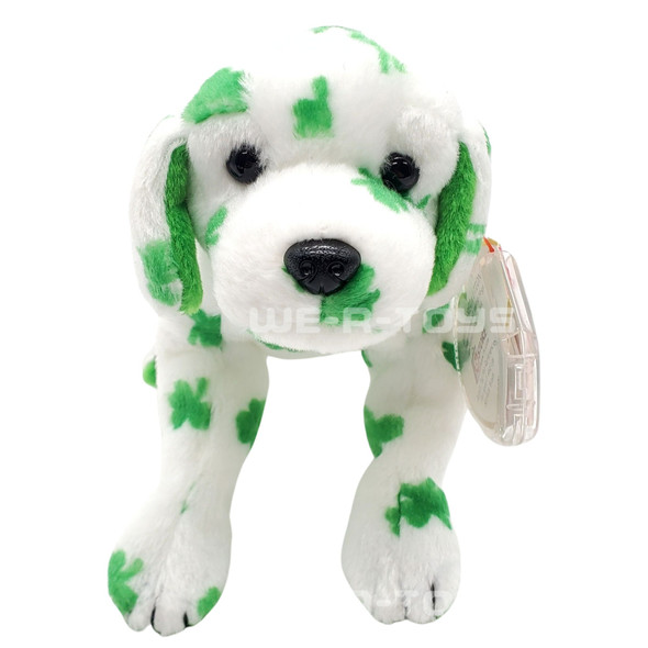 Ty Beanie Babies BLARN-e the Dog St. Patricks Day Plush 2003 Internet Exclusive