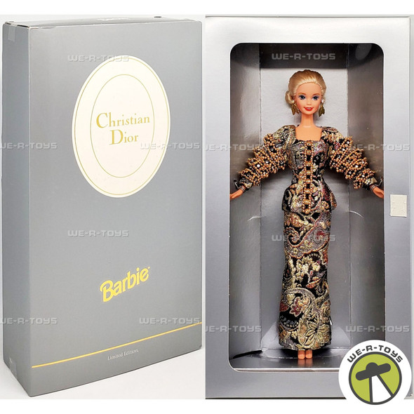 Barbie Christian Dior Barbie Doll In Dress Limited Edition 1995 Mattel 13168