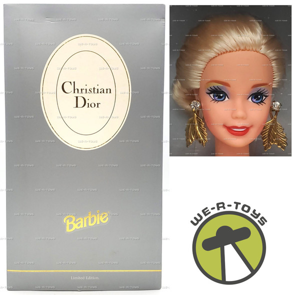 Barbie Christian Dior Barbie Doll In Dress Limited Edition 1995 Mattel 13168