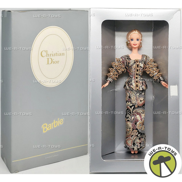 Barbie Christian Dior Barbie Doll In Dress Limited Edition 1995 Mattel 13168