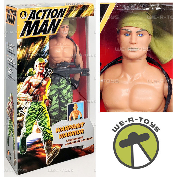 Action Man Warpaint Warrior Action Figure 1993 Hasbro 078033