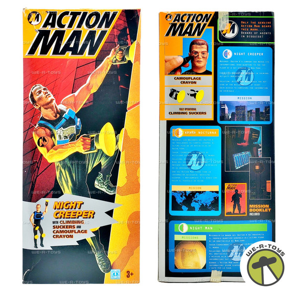 Action Man Night Creeper Figure 1993 Hasbro 12748 Action Man Night Creeper Figure 1993 Hasbro 12748
