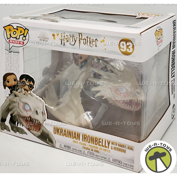 Pop! Rides Harry Potter Ukrainian Ironbelly with Harry Ron & Hermoine Figure 93
