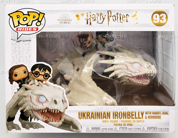 Pop! Rides Harry Potter Ukrainian Ironbelly with Harry Ron & Hermoine Figure 93