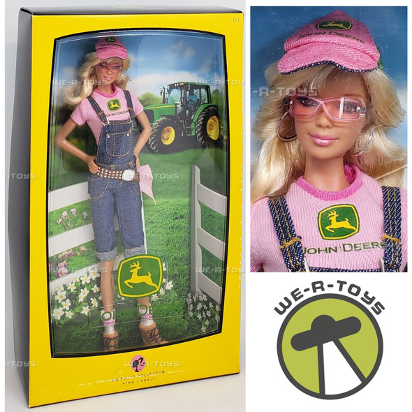 Barbie John Deere Collector Doll Pink Label 2007 Mattel #L4686