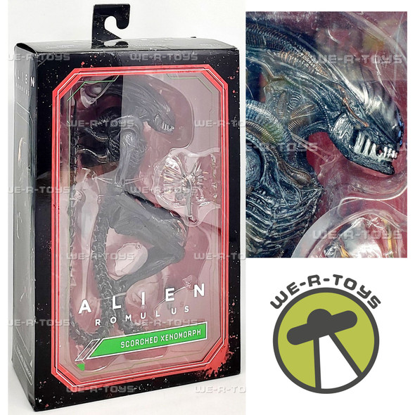 Alien Romulus Movie Scorched Xenomorph 7" Action Figure 2024 NECA #51741