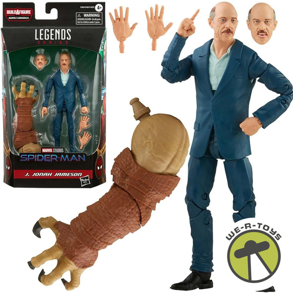 Spider-Man Marvel Legends Series J. Jonah Jameson 6 Inch Action Figure Hasbro