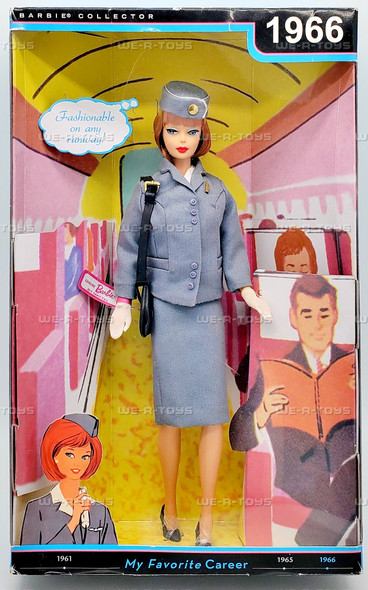 Pan American Airways Stewardess Barbie Collector My Favorite Career 1966 #R4473