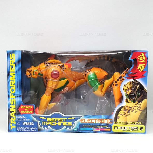 Transformers Beast Machines Electronic Cheetor 14" Action Figure Hasbro 80496