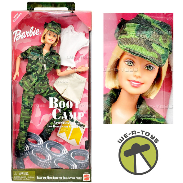 Boot Camp Barbie Doll 1999 Mattel 26586