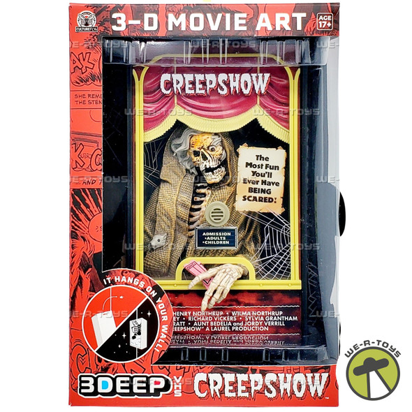Creepshow 3Deep VHS 3-D Movie Art 2024 Culture Fly