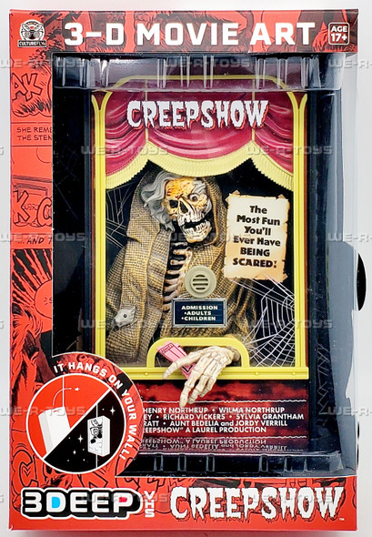 Creepshow 3Deep VHS 3-D Movie Art 2024 Culture Fly