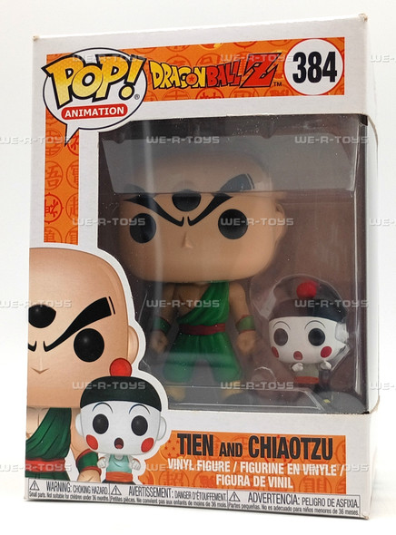 Funko POP! Animation Dragonball Z Tien and Chiaotzuk 2018 Vinyl Figures #384