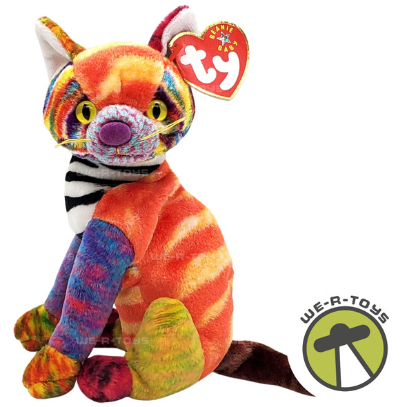 Ty Beanie Babies Kaleidoscope the Cat Plush 2000