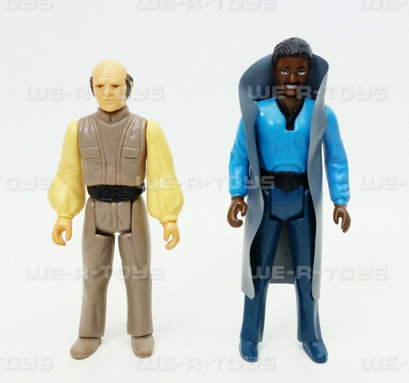 Star Wars The Empire Strikes Back Lando Calrissian & Lobot Figures Kenner 1980