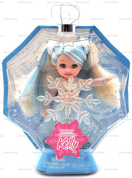Barbie Kelly Happy Holidays Snowflake Doll 2008 Mattel M3527